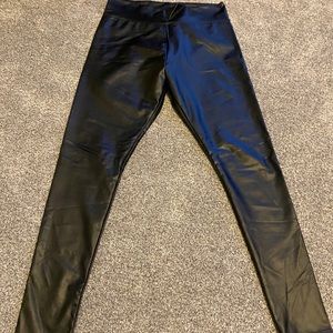Agnes and Dora faux leather leggings